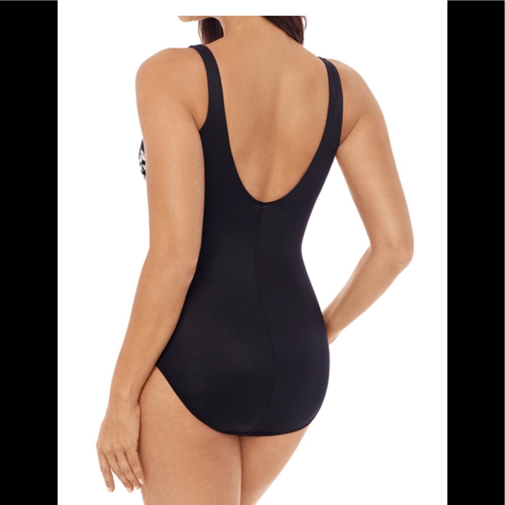 NWT Miraclesuit Labyrinth Temptress Tummy Control One Piece Swimsuit - Picture 6 of 13